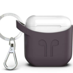 PODPOCKET Silicone Case for Apple AirPods - Cocoa Grey
