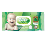Tender Wet Wipes Micro sponge Texture w/ Aloe Vera 72 pcs
