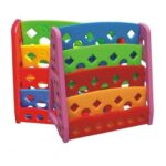 Multicolored Glossy Bookshelf