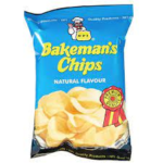 Bakeman's Carton Natural Lightly Salted Potato Chips 25g 50pcs Carton