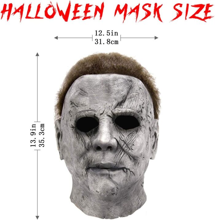 Michael Myers Mask Creepy Mask for Halloween Costume - Image 2