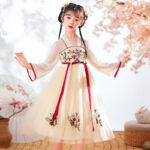 Chinese Kids Costume White - Image 2
