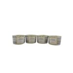 Home Fragrances Candles Perfect for Relaxation 100g - Vanilla Bourbon - Pack of 4