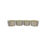 Home Fragrances Candles Perfect for Relaxation 100g - Vanilla Coconut - Pack of 4