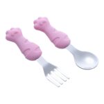 Baby Spoon and Fork Kid's Cutlery Set with Case