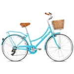 Spartan 24" Platinum City Bike - Turquoise Bicycle