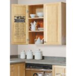 Waterproof Funny Kitchen Quote Decorative Wall Sticker Black - Kitchen Conversion