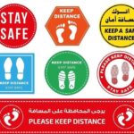 Distance Stickers - Set of 5