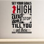 Wall Decals - Your Wall Gym Quote Design - 50x70cm