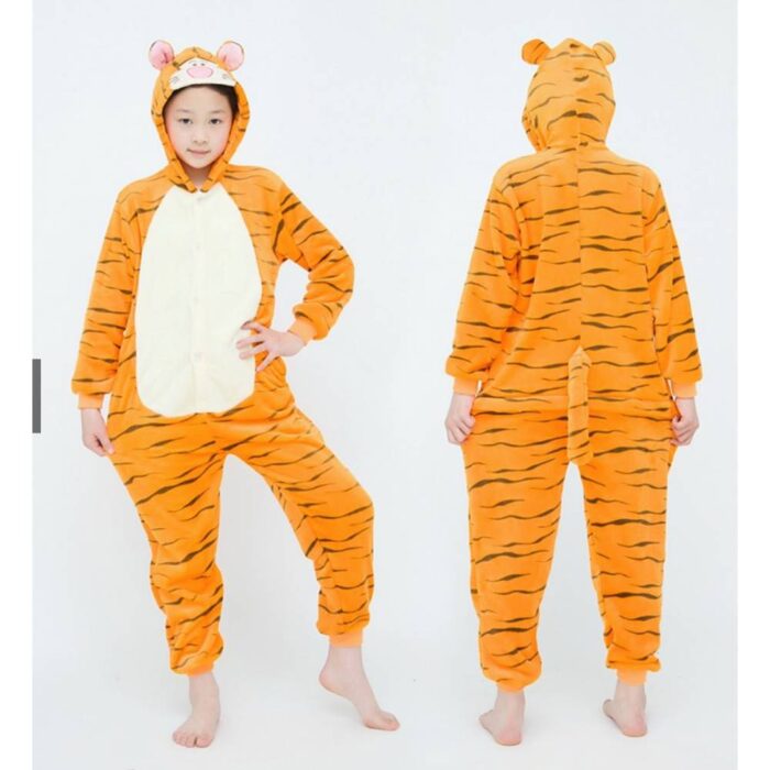 Tiger Animal Kids and Adult Costume - Image 2