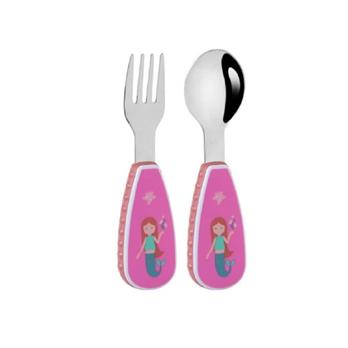 Kids Cutlery Set with Case – Mermaid - Image 3