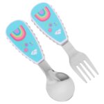 Kids Cutlery Set with Case – Rainbow