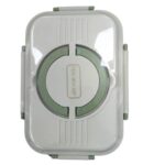 Stainless Steel Insulated Lunch Box Green and White