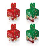 6 Pc Merry Christmas Gift Candy Boxes