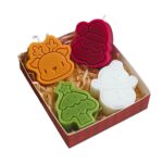 Christmas Scented Candles - 4 Pcs