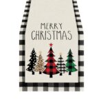 Merry Christmas Table Runner - 13x70 Inches