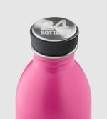 24BOTTLES Urban Lightest Stainless Steel Water Bottle - 500ml - Passion Pink - Image 3