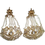 Pearl & Kundan Traditional Anarkali Earrings with Mina work Premium Quality