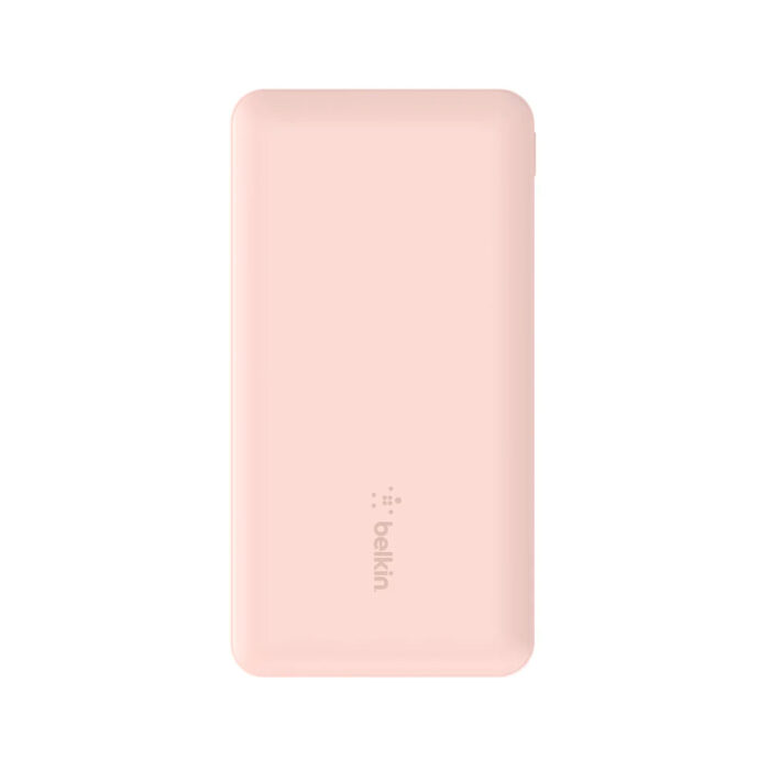 BELKIN BoostCharge Powerbank 10K mAh 15W Quick Charge 2x USB-C, 2x USB-A Ports - Rose Gold - Image 2