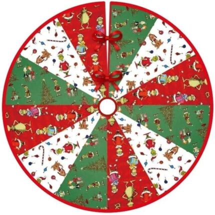 Christmas Tree Skirt for Decoration (Colourful)