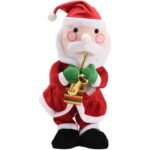 Musical Toy Dancing Singing Santa Claus Doll Christmas Figure (Saxophone Santa)