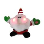 Singing Dancing Santa Clause Stuffed Plush Musical Christmas Toy (Musical Santa)