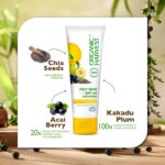 Organic Harvest Oily Skin SPF 60 Sunscreen For Men/Women With Kakadu Plum, Acai Berry & Chia Seeds - 100 ml - Image 2
