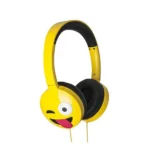JAM AUDIO Jamoji Just Kidding On-Ear Headphones Emoji Design (Open Box)
