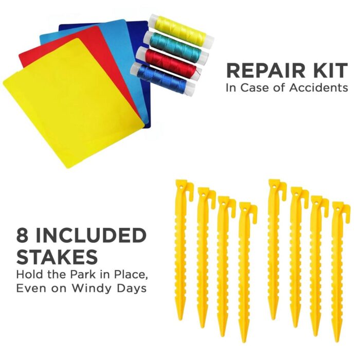 Inflatable Water Slide & Blow up Pool, Kids Water Park for Backyard - Image 4