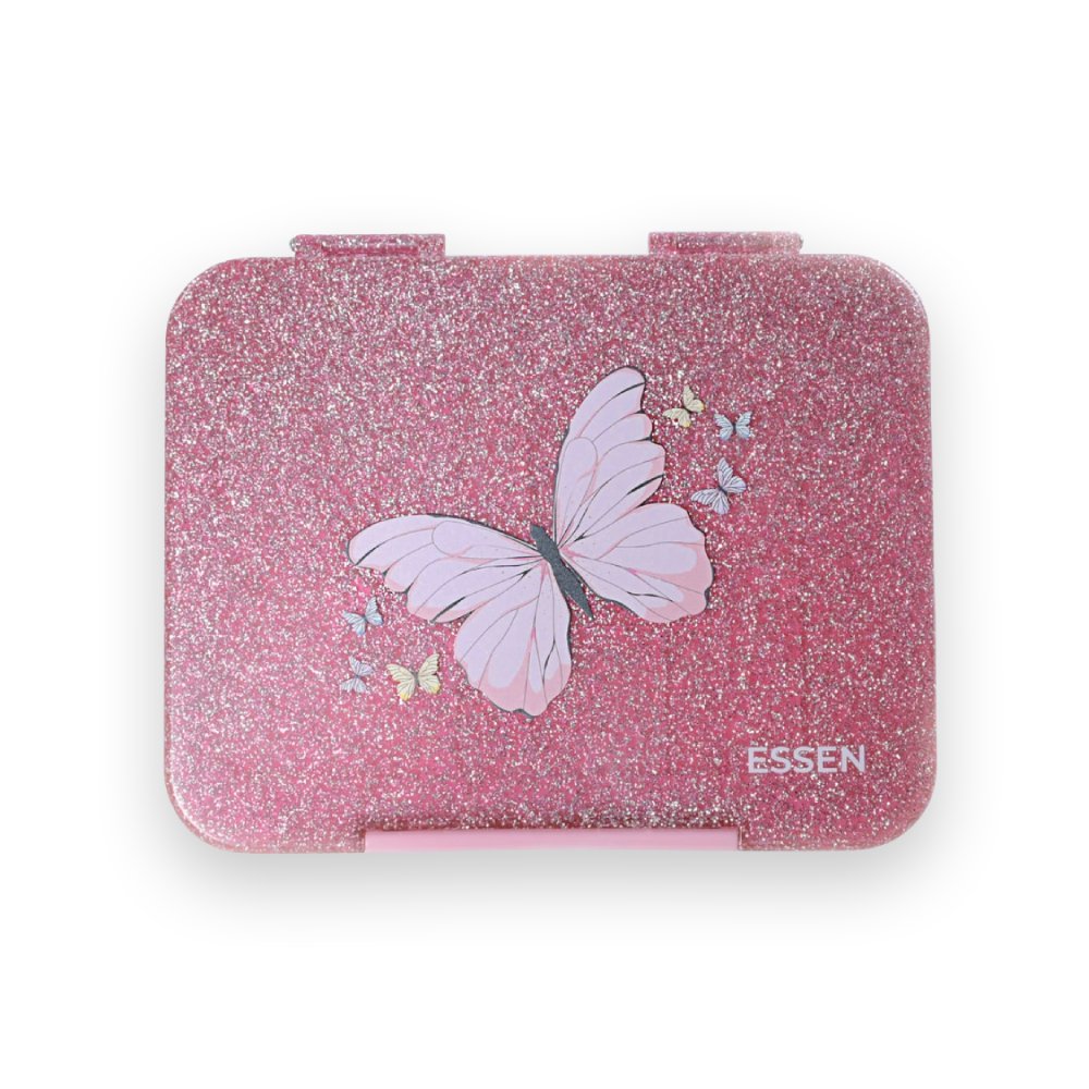 Essen - 4:6 Compartment Bento Lunch Box - Butterfly Essen Bento Lunch Box 4/6 Compartment - Butterfly - Image 1
