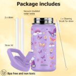 Essen Stainless Steel Water Bottle - Butterfly 414ml - Image 5
