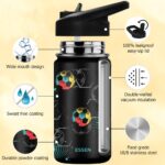 Essen Stainless Steel Water Bottle - Football 414ml - Image 3