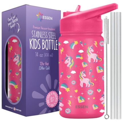 Essen Stainless Steel Water Bottle - Unicorn 414ml