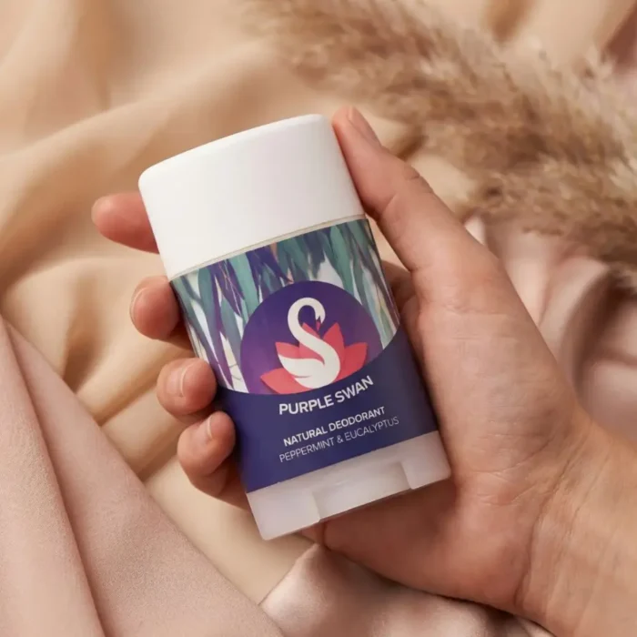 Purple Swan Natural Deodorant - Peppermint & Eucalyptus - Image 4