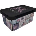 Home Qutu Stylebox Paris Storage Box - 19x11.5x33.5cm