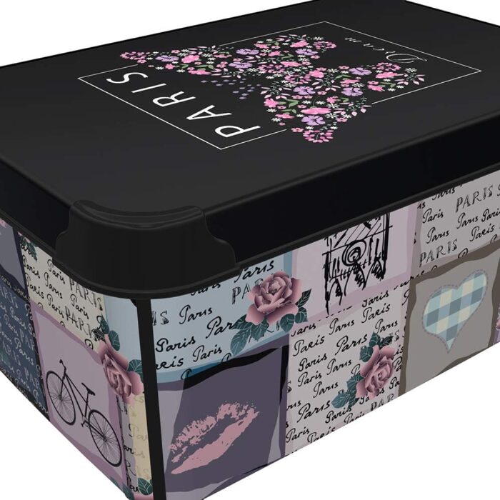 Home Qutu Stylebox Paris Storage Box - 19x11.5x33.5cm - Image 3