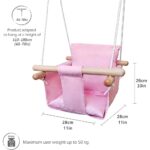 Secure Baby Swing Seat - Pink - Image 4