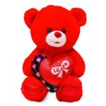 Valentine's Red Bear With Heart - 30CM TS383
