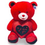 Valentine's Red Bear With Heart - 30CM TS389