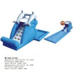 Fish Bouncy Water Slide Pool - 10*5*.55 M - Image 2