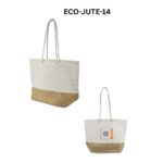 Reusable Jute Tote Beach Bag 48x35x13.5cm - Image 4