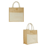 Reusable Jute Canvas Bag Small
