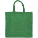 Reusable Jute Bag - Green 30x30x19cm