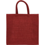 Reusable Jute Bag - Red 30x30x19cm