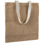 Full Jute Material Vertical Hand and Shoulder Bag