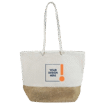 Reusable Jute Tote Beach Bag 48x35x13.5cm - Image 2