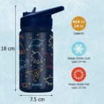 Essen - Stainless Steel Water Bottle - Dinosaur - 414ml - Image 2
