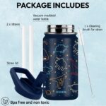 Essen - Stainless Steel Water Bottle - Dinosaur - 414ml - Image 4