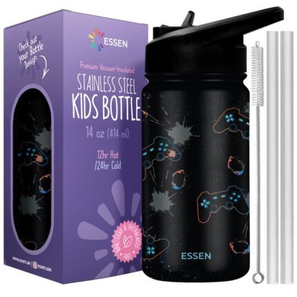 Essen - Stainless Steel Water Bottle - Playstation - 414ml