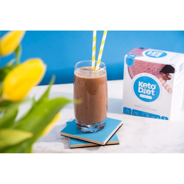KetoDiet Protein Shake Hazelnut & Chocolate - 16g (7 Portions) - Image 2